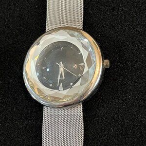 ACCUTIME | Watch Corp. Women's Stainless Steel Mesh Band Watch-NEW Battery